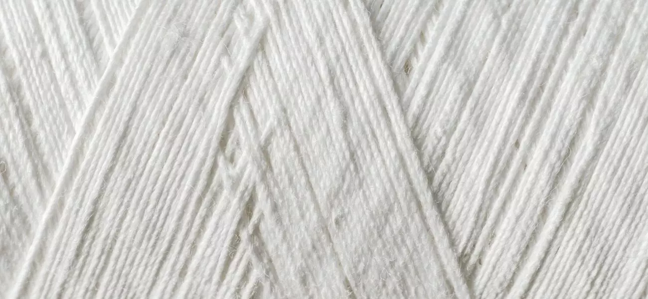 white thread as a background